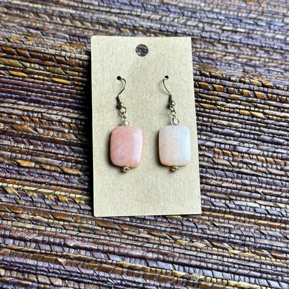 BOGO FREE NATURAL STONE EARRINGS - Picture 1 of 5